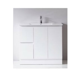 Free-standing high-golss vanity 900mm - 1000mm