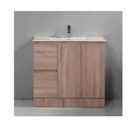 Free-Standing Timber style Vanity 900mm-1000mm